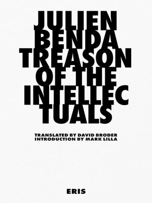 cover image of Treason of the Intellectuals